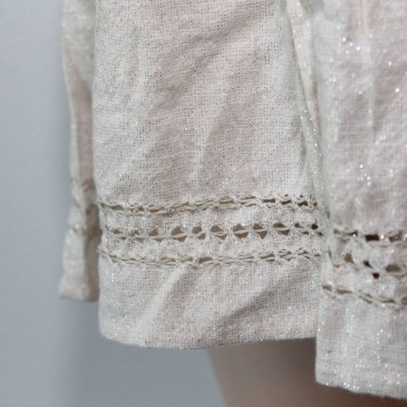 Spell & The Gypsy Collective Lola Ruched Mini Skirt Biscuit Beige Medium H13378 - Picture 5 of 12